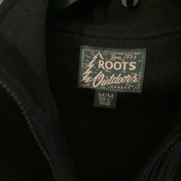 Black Roots Fleece Zip up Jacket M - Picture 2 of 3